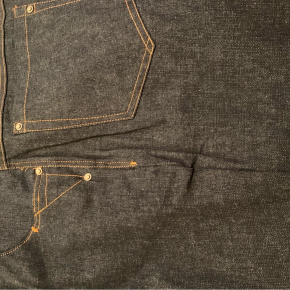 Blue Denim IL Canto 2Pc Vested Denim Jean Dress Casual Mens Walking Suit - Picture 7 of 8